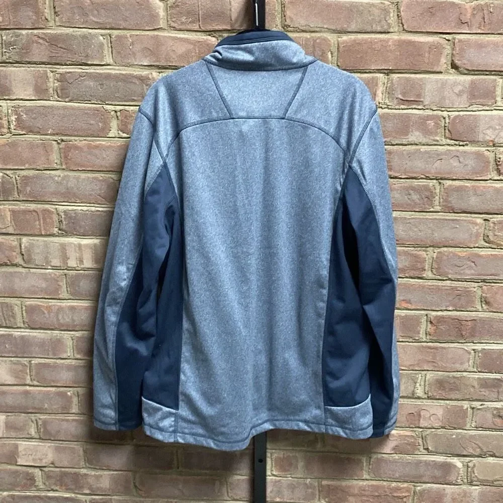 The North Face Blue Full Zip Soft Shell Jacket Size Large